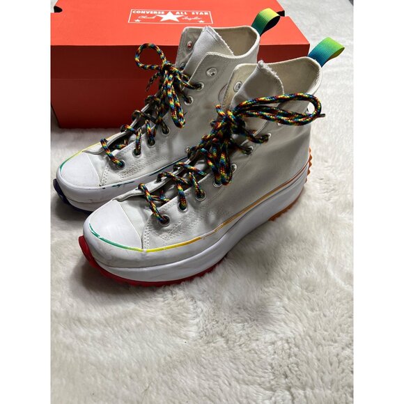 Converse Chuck Taylor Run Star Hije Hi High sneaker women size 10.5 or mens size - Picture 2 of 11